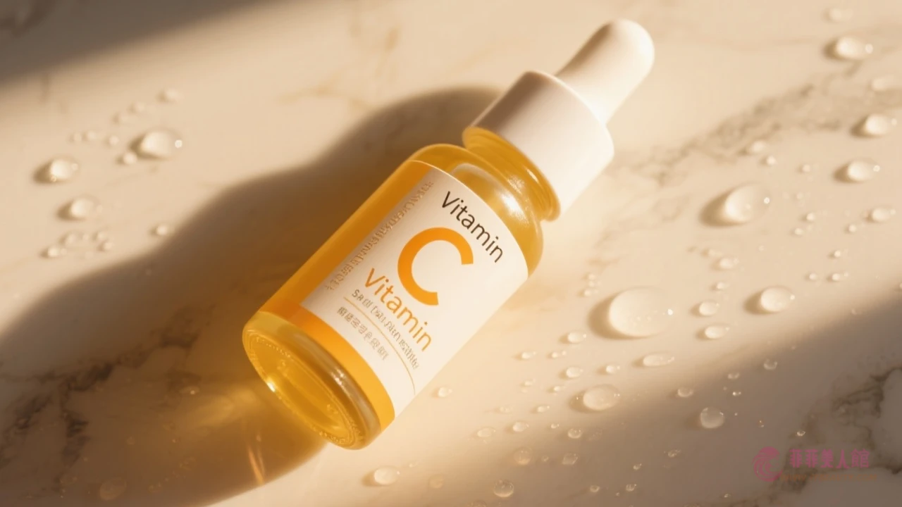 維他命C保養品示意