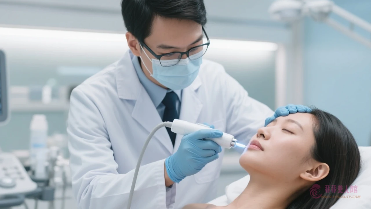 醫學美容療程示意圖