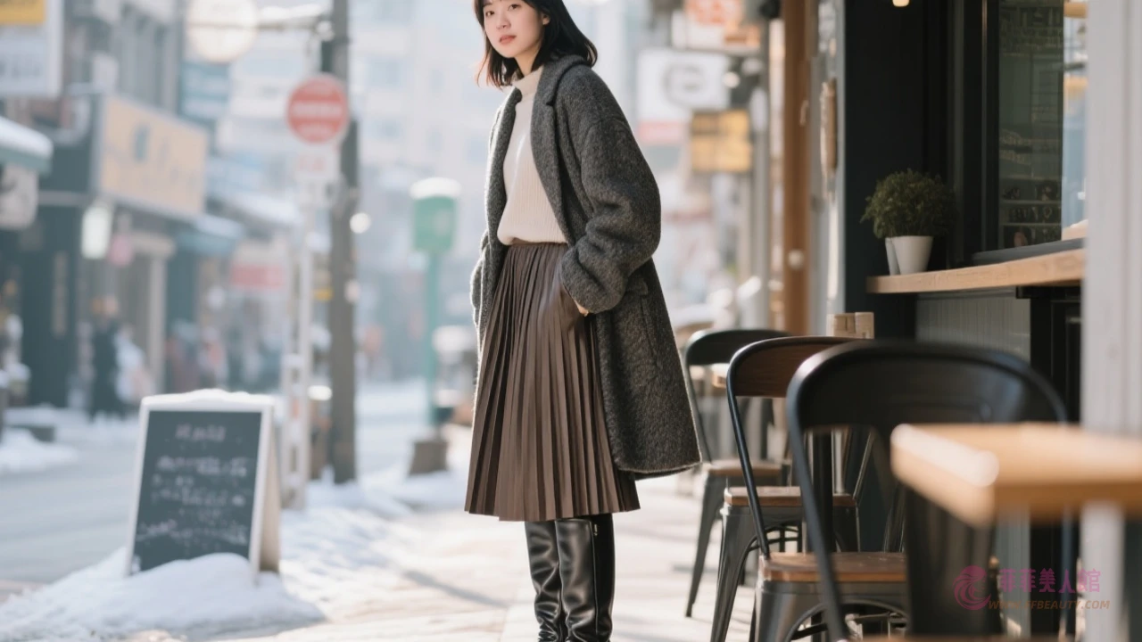 冬日高筒靴+裙裝穿搭術!3大注意事項+5種搭配公式讓你顯高又有質感 - 菲菲美人館