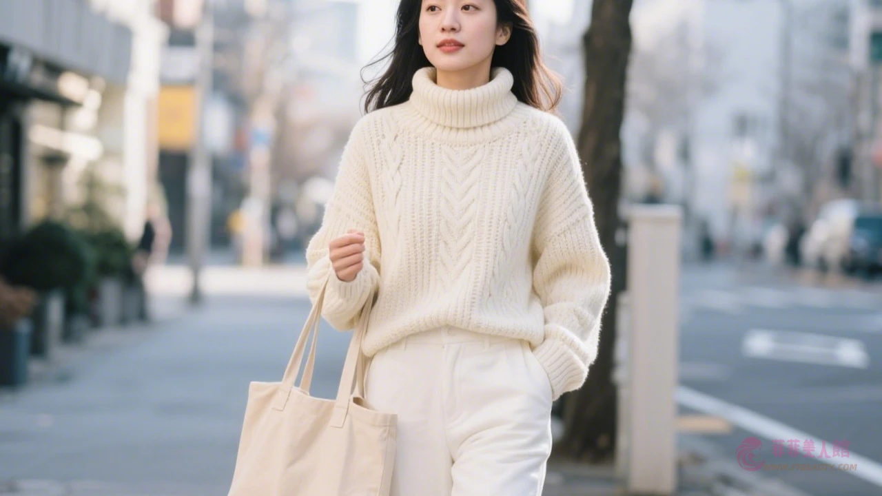 白色褲子穿搭聖經！21套秋冬造型範本，輕鬆穿出時尚高級感 - 菲菲美人館