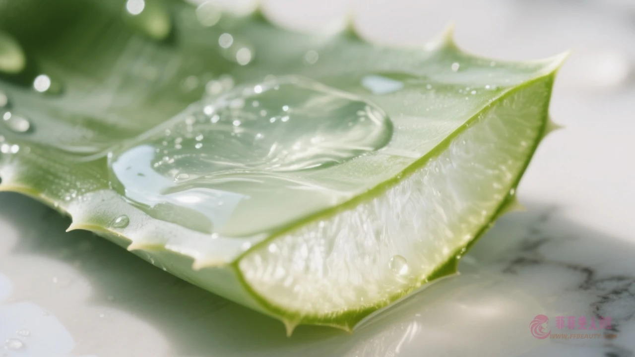 天然蘆薈急救曬傷肌膚！保濕美白修護三步驟教學 - 菲菲美人館