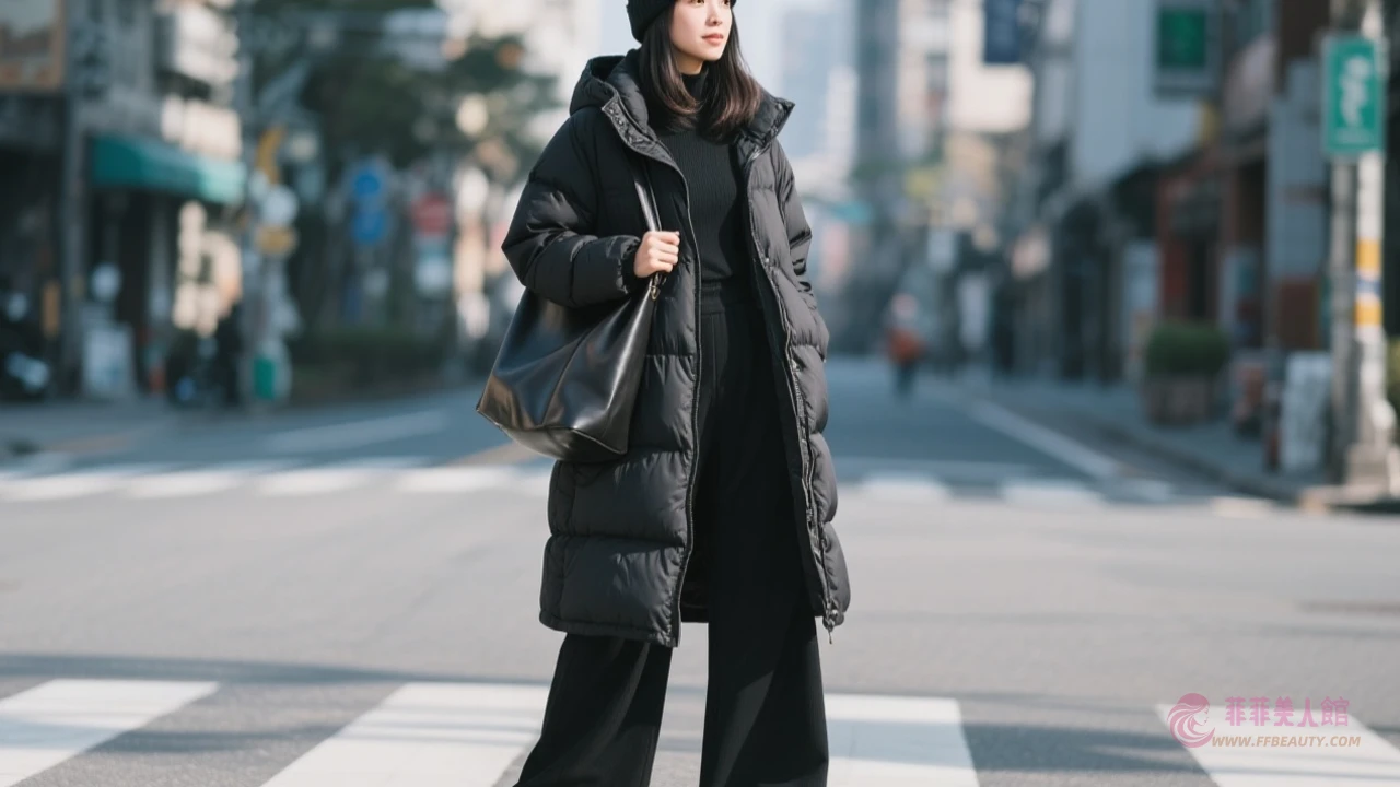 羽絨外套不一定要搭裙子！學這4種褲子穿搭法，時尚保暖又顯瘦 - 菲菲美人館
