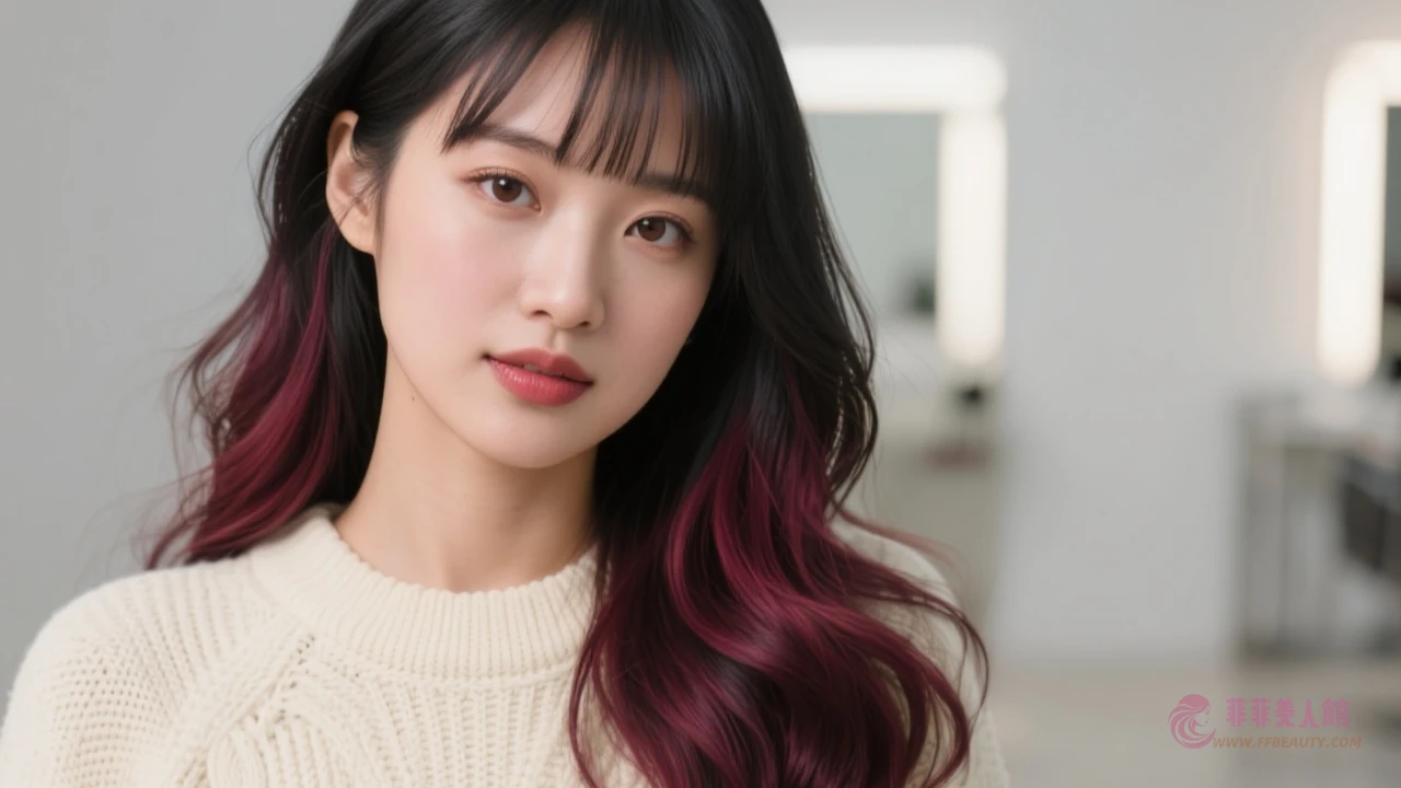 【2026趨勢染髮】必試挑染長捲髮造型推薦!顯白顯小臉的繽紛髮色圖鑑 - 菲菲美人館