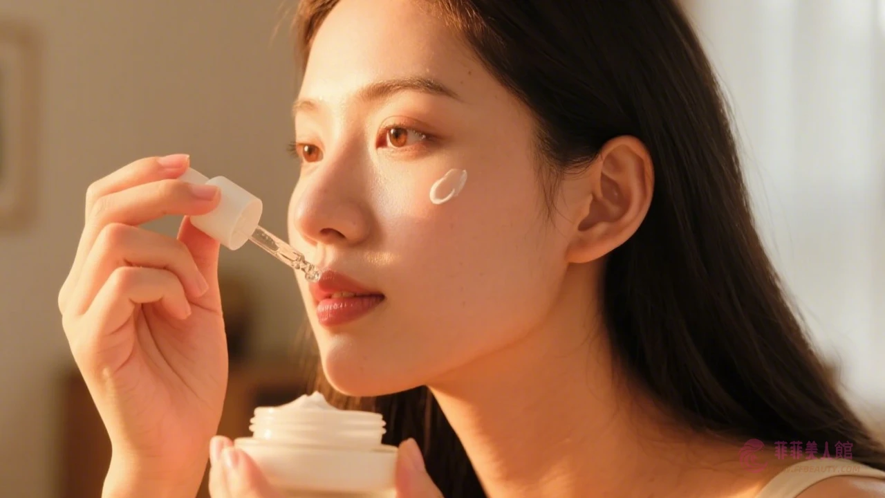 精華與乳霜搭配示範