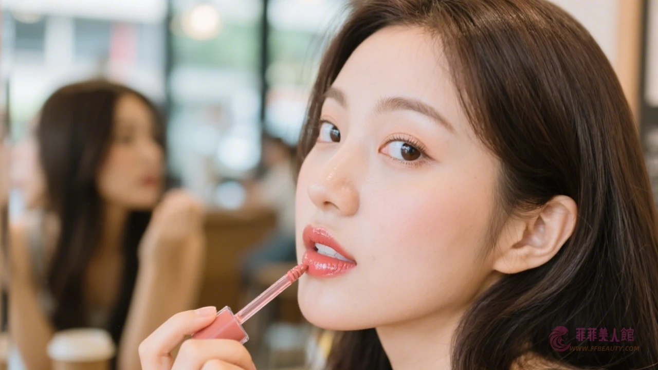 水潤唇彩特寫