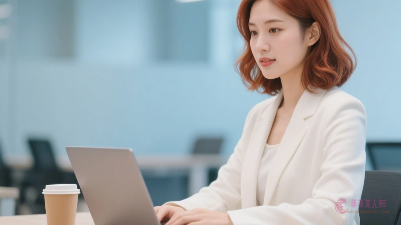 日系女性慵懶捲髮造型