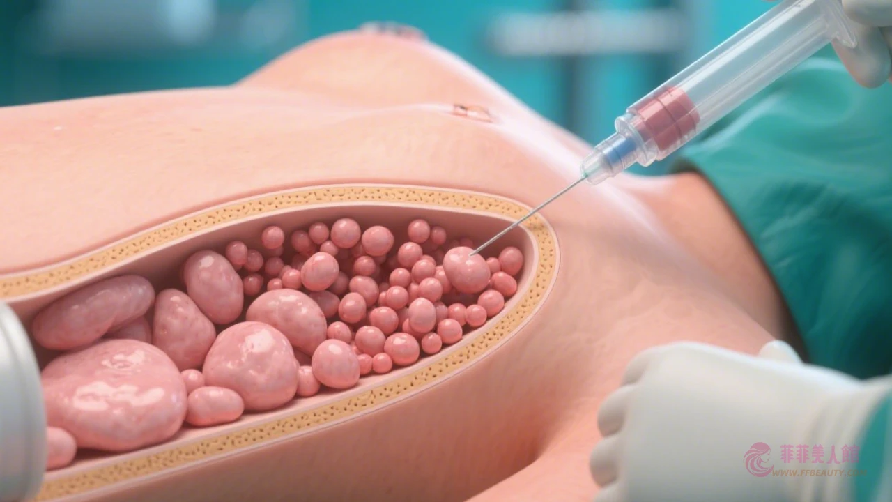 抽脂手術示意圖