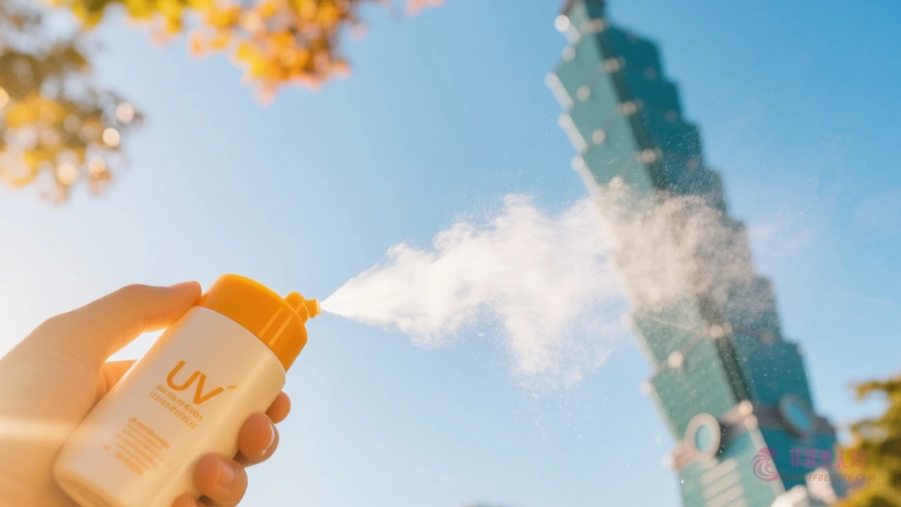 紫外線防護示範圖