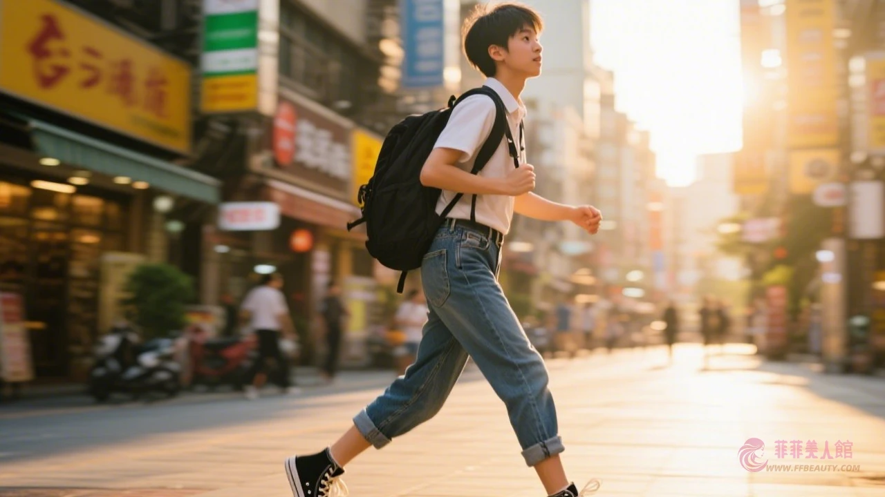 帆布鞋青春穿搭