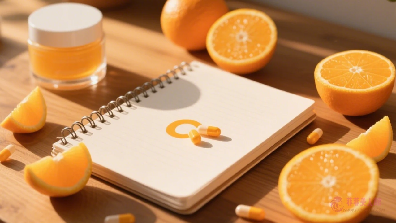 維他命保濕示意