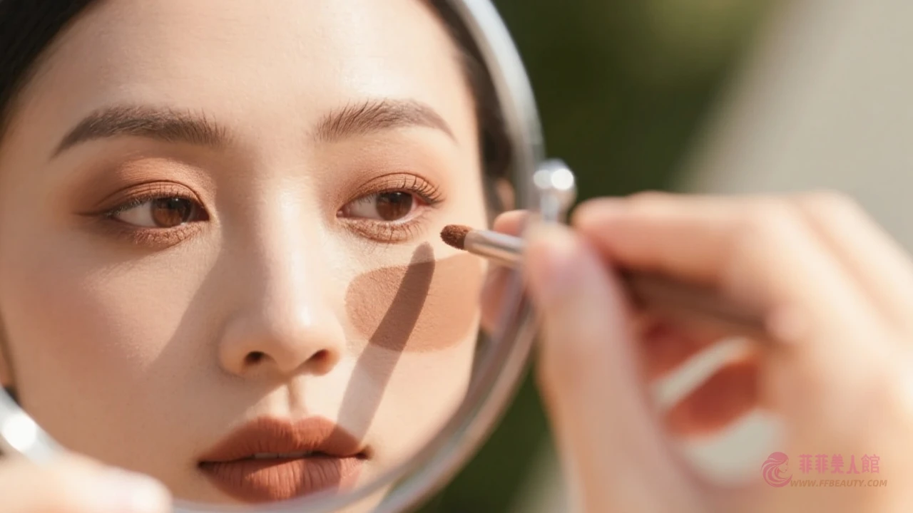 眼袋修飾技巧示範