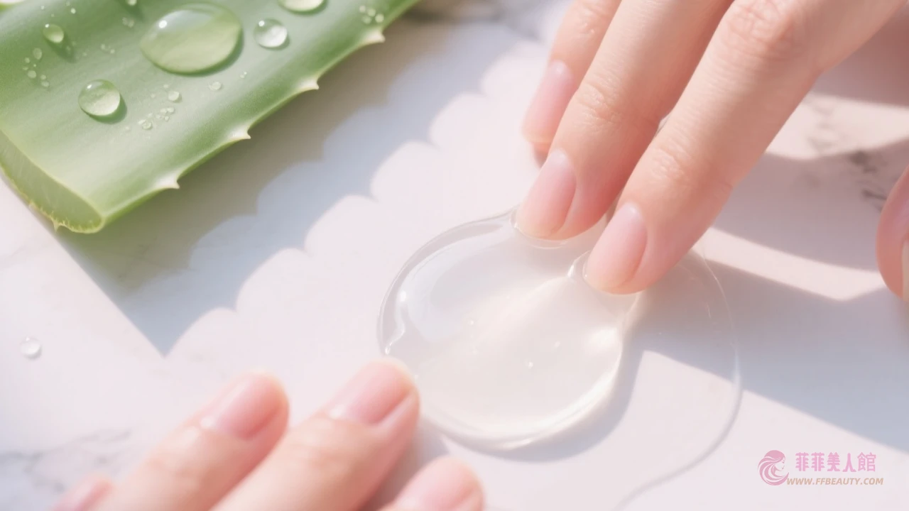 秋季護膚凝露質地示範