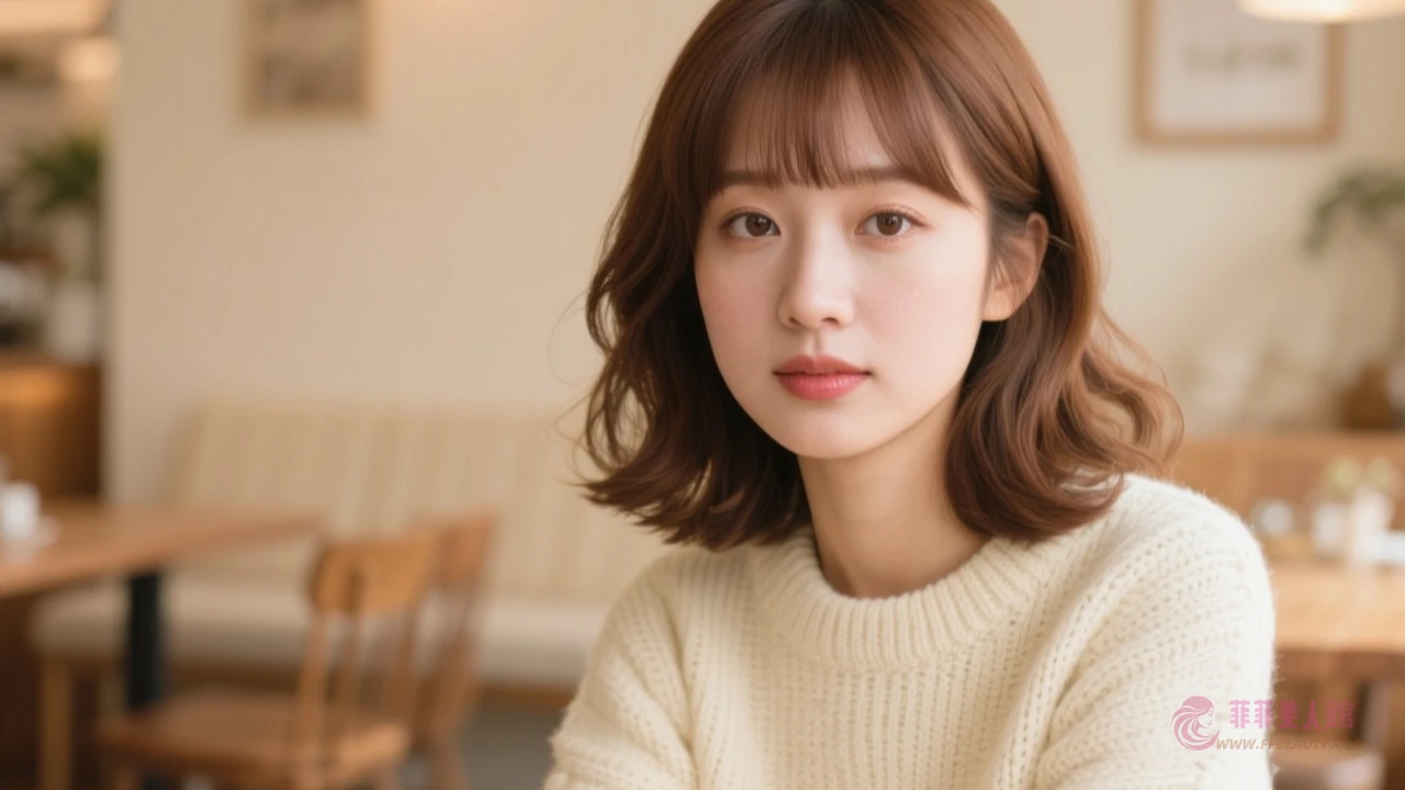 寒冬必備！鵝蛋臉女孩專屬栗色長卷髮造型推薦 - 菲菲美人館