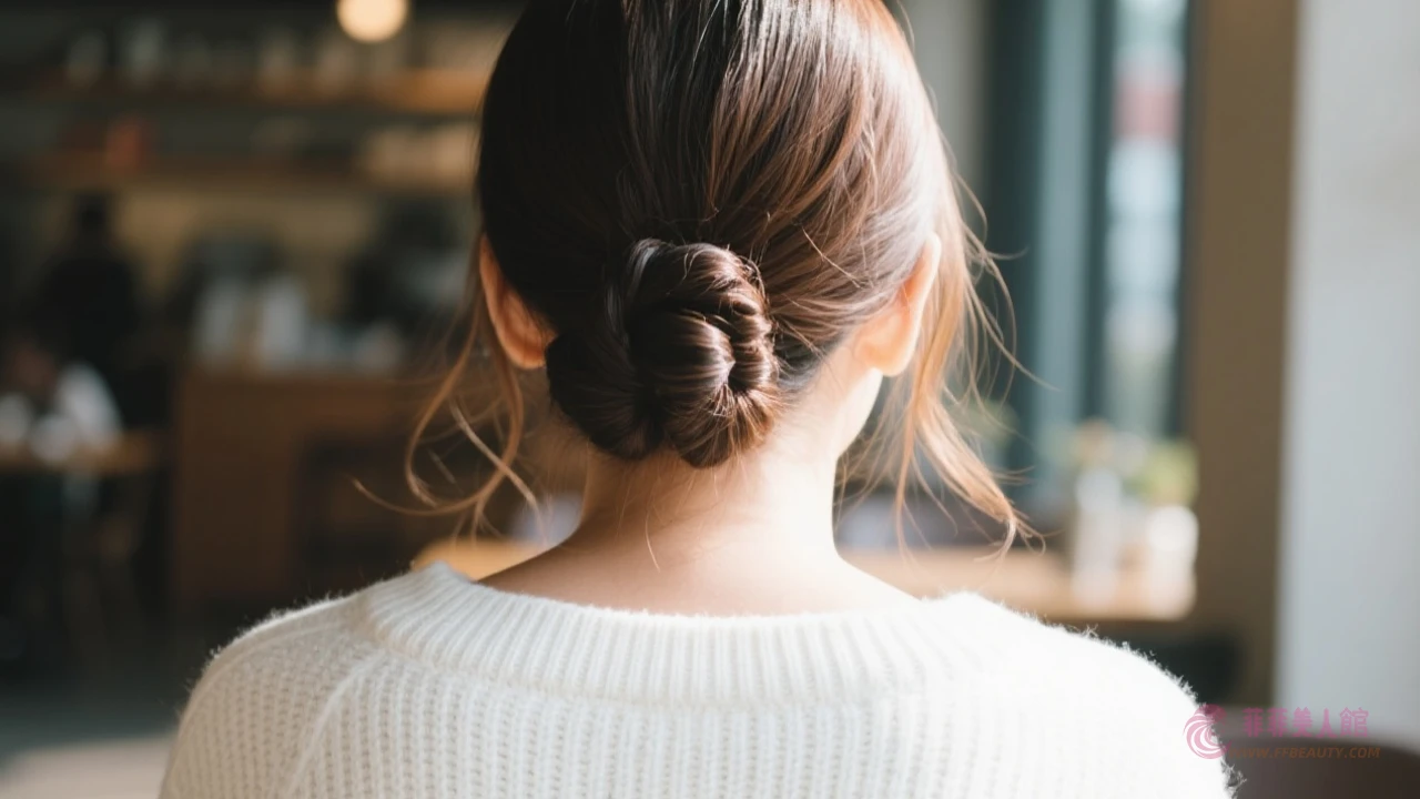 完成髮型背面示範