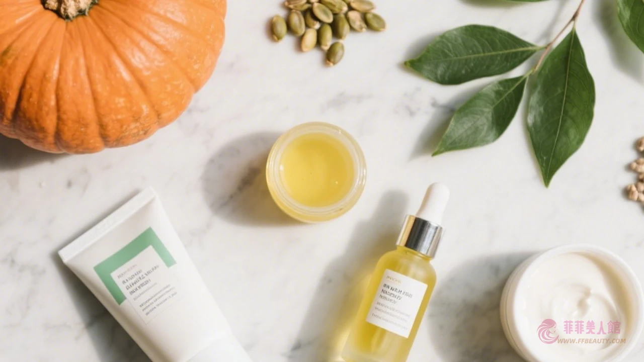 植物精華保養品特寫