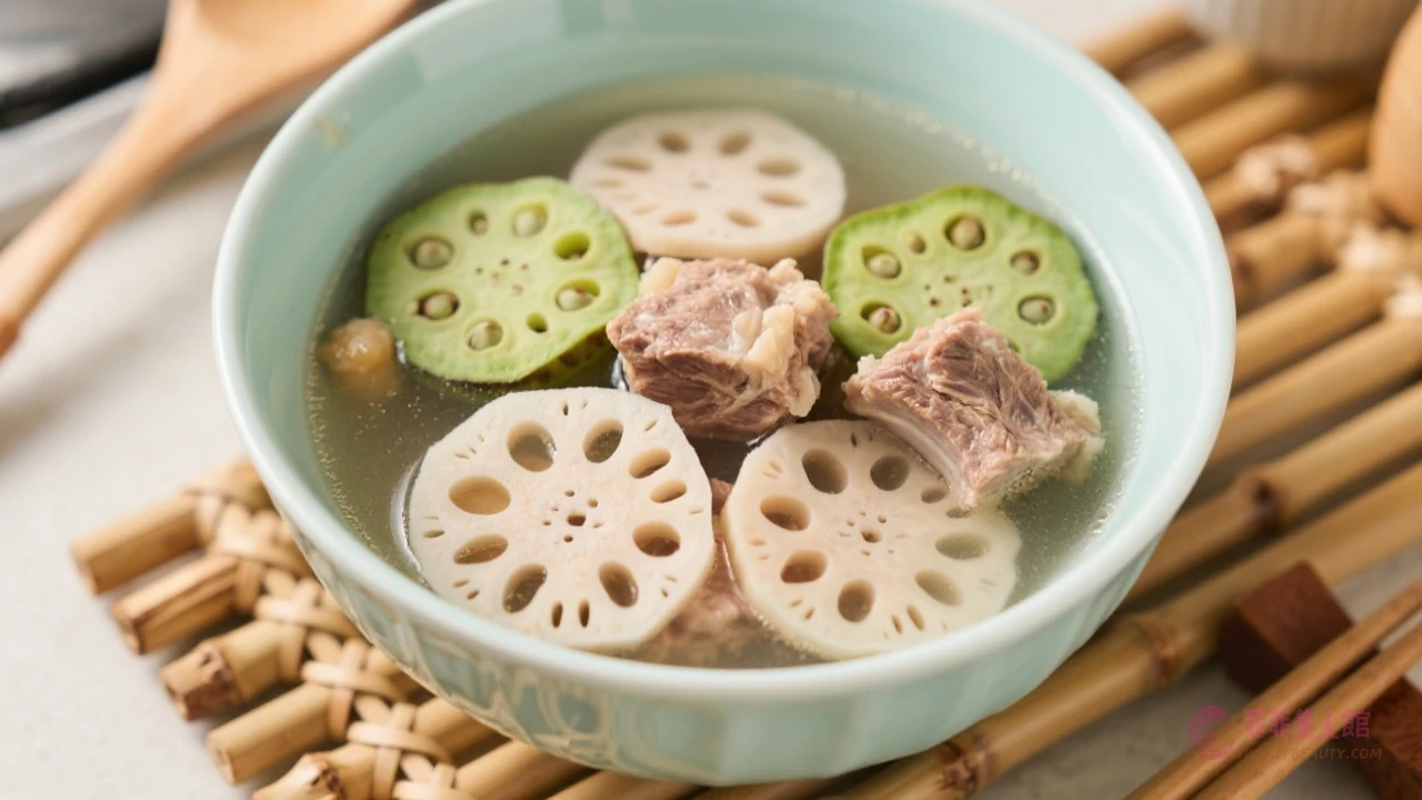 絲瓜排骨湯成品