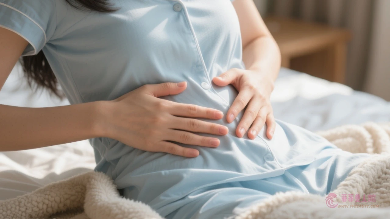 小腹按摩示意圖