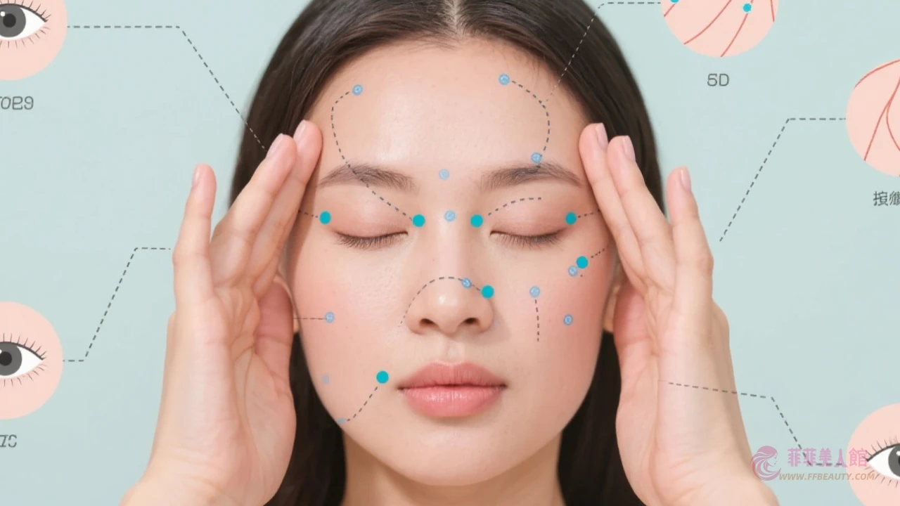 眼周保養按摩圖解