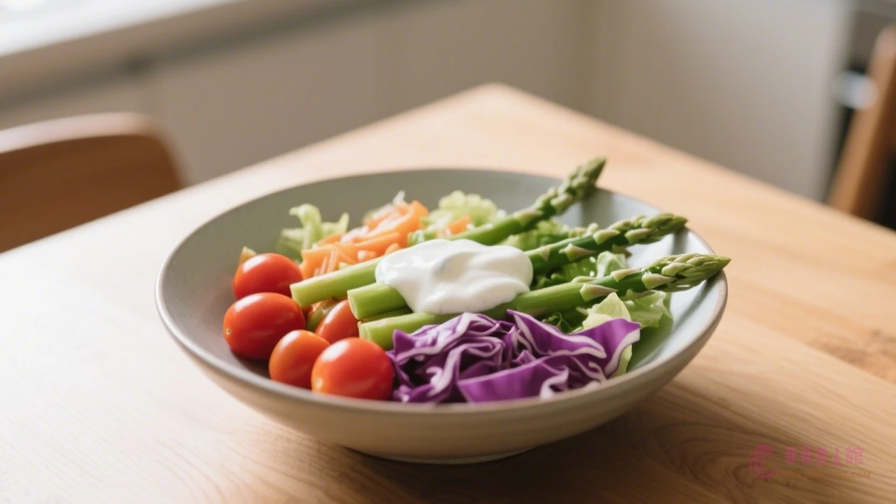 輕食沙拉擺盤