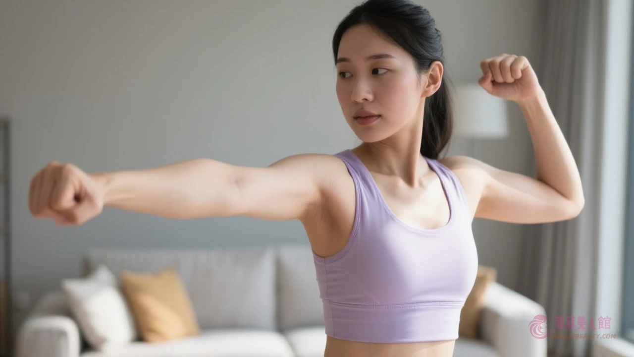 緊實手臂示意圖