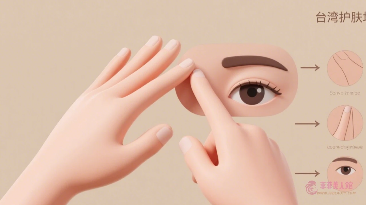 眼部按摩技巧