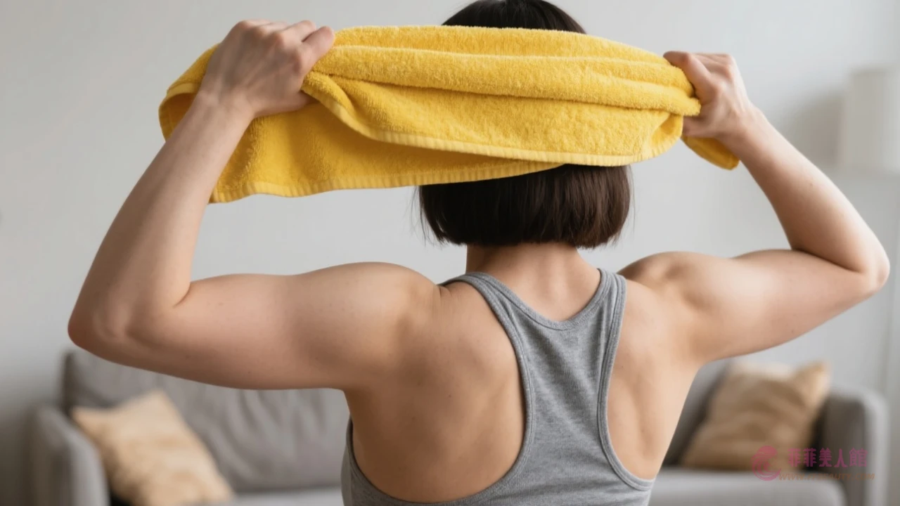 背部毛巾訓練
