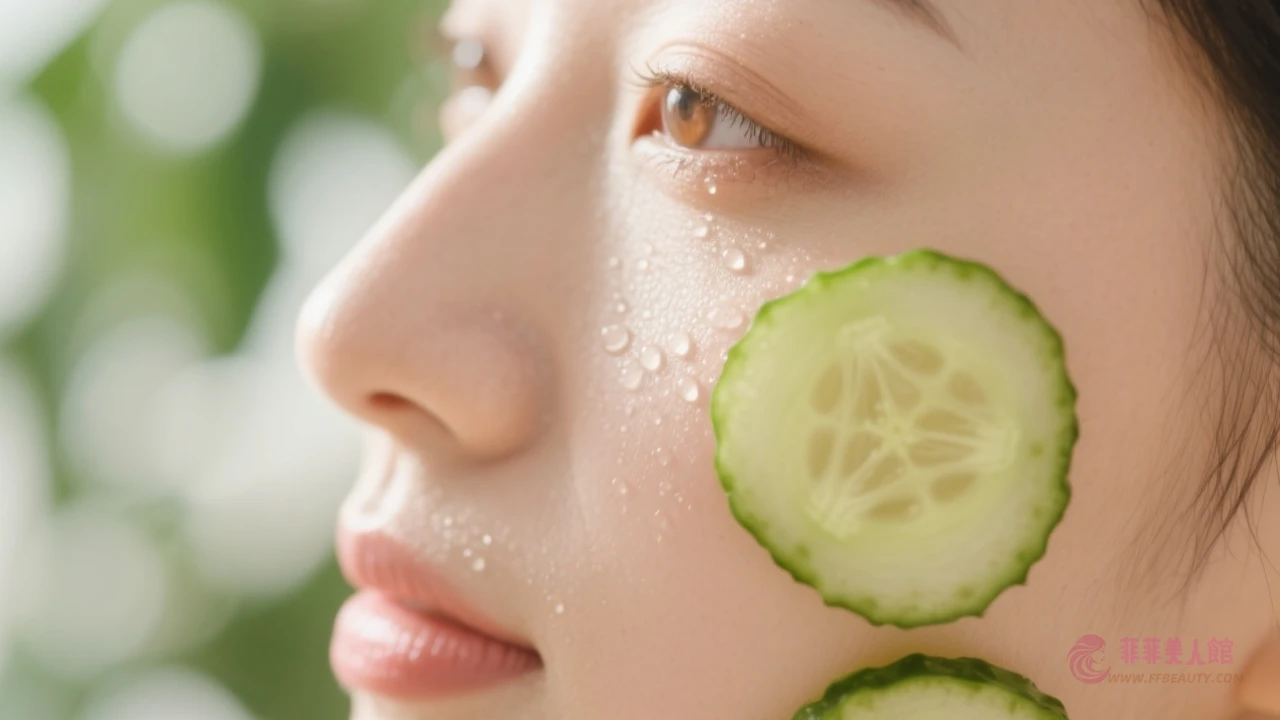 小黃瓜敷臉