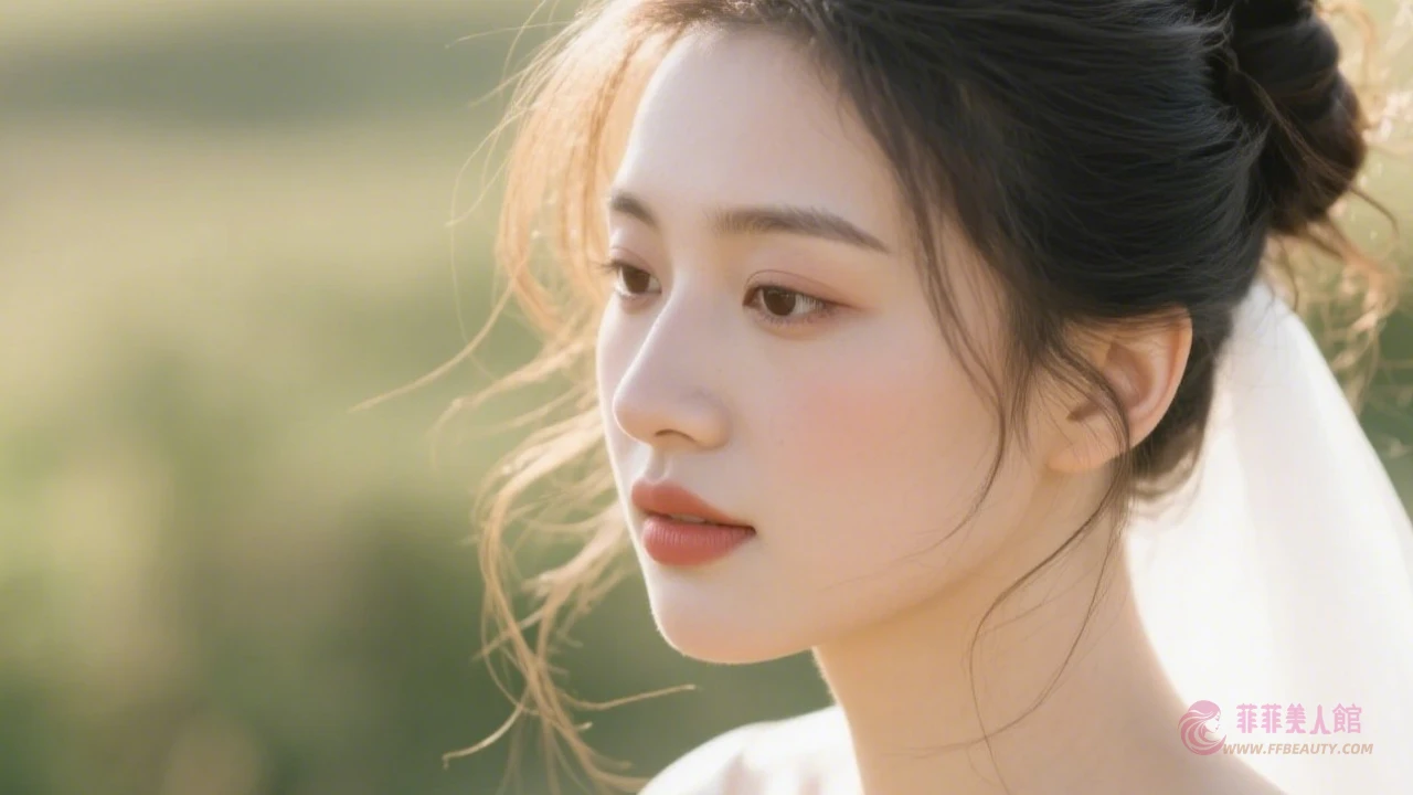 慵懶新娘盤髮示意圖