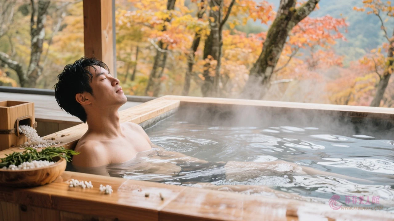 溫泉療愈場景