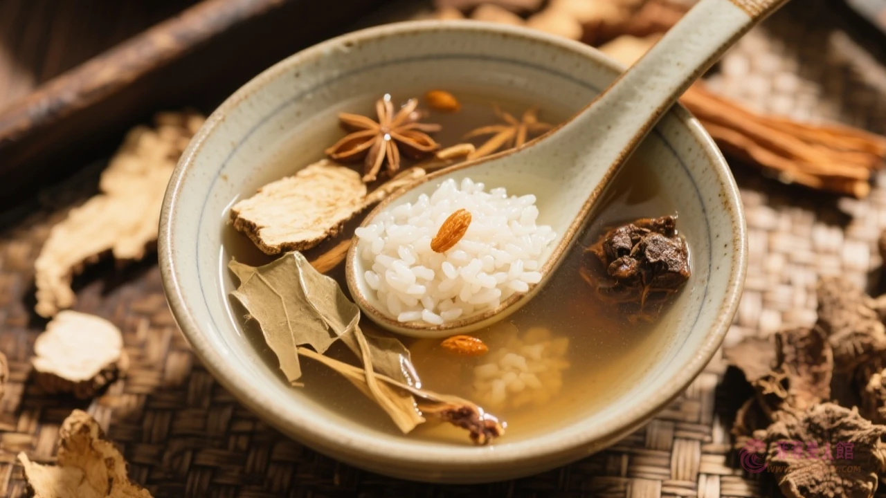 漢方養生粥示意圖