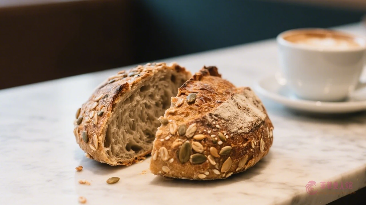 高纖維麵包特寫