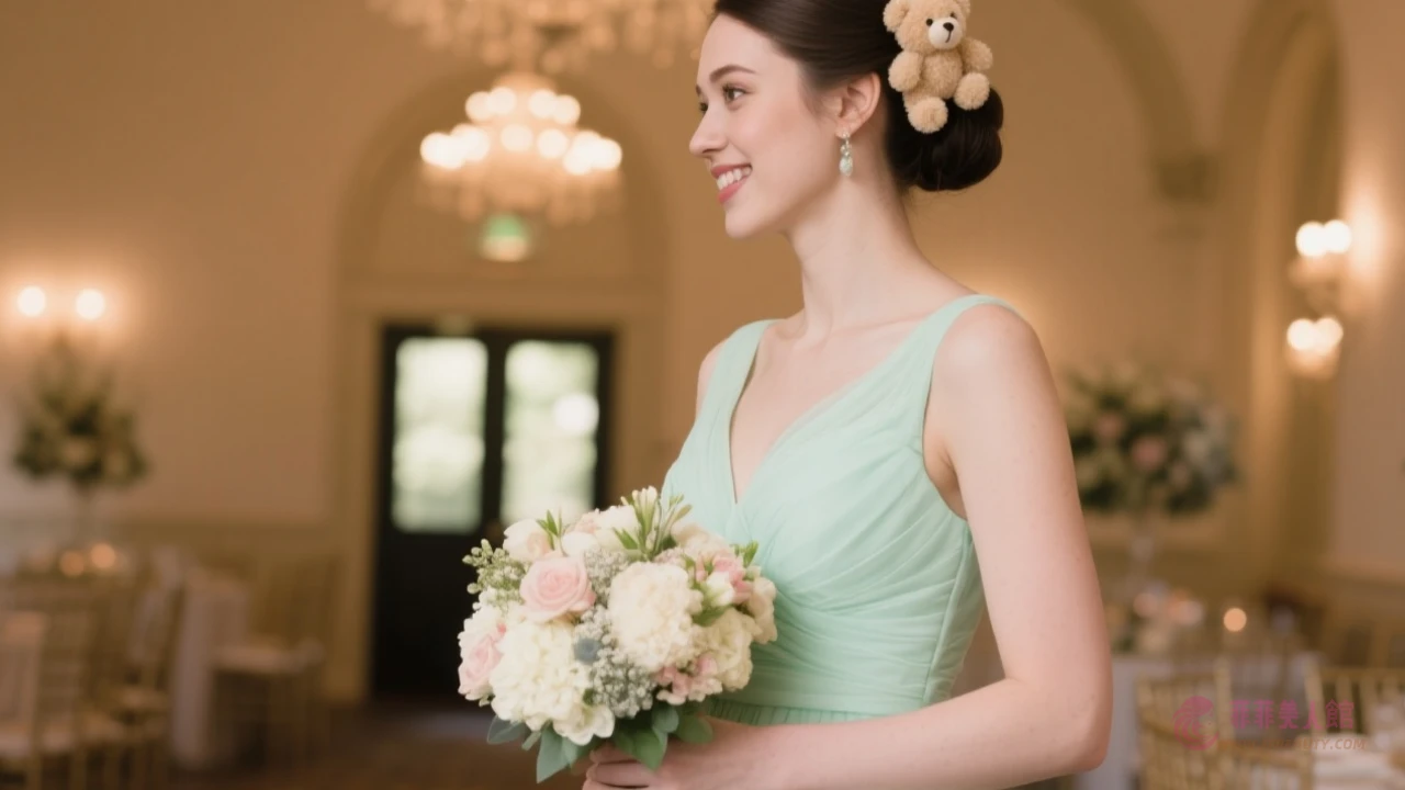 可愛風盤髮示意圖