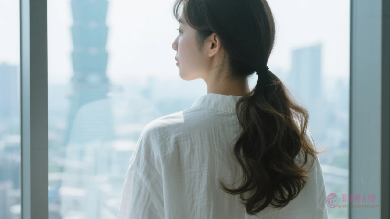 蓬鬆馬尾造型教學