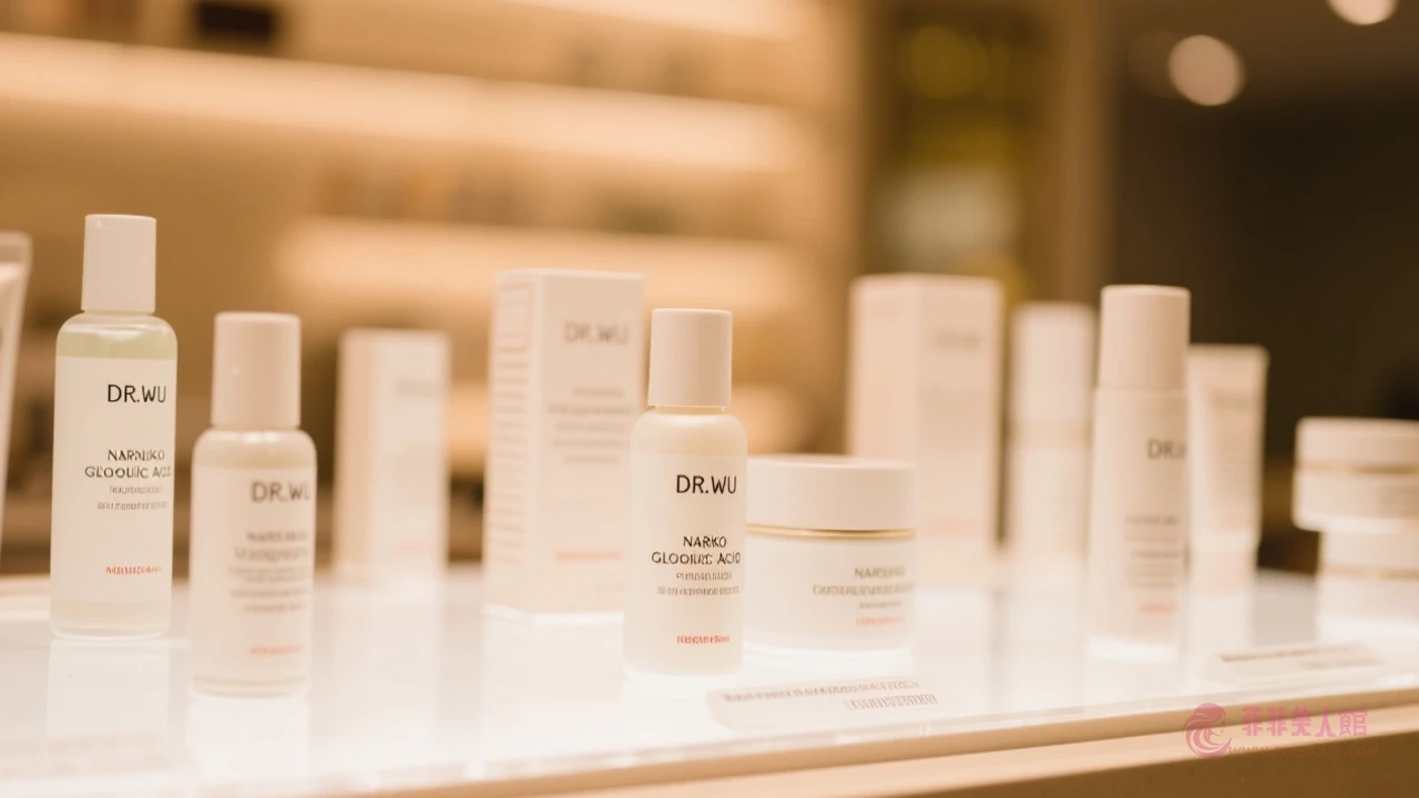 醫美保養品陳列