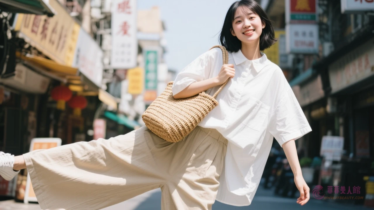 初春簡約風造型示意