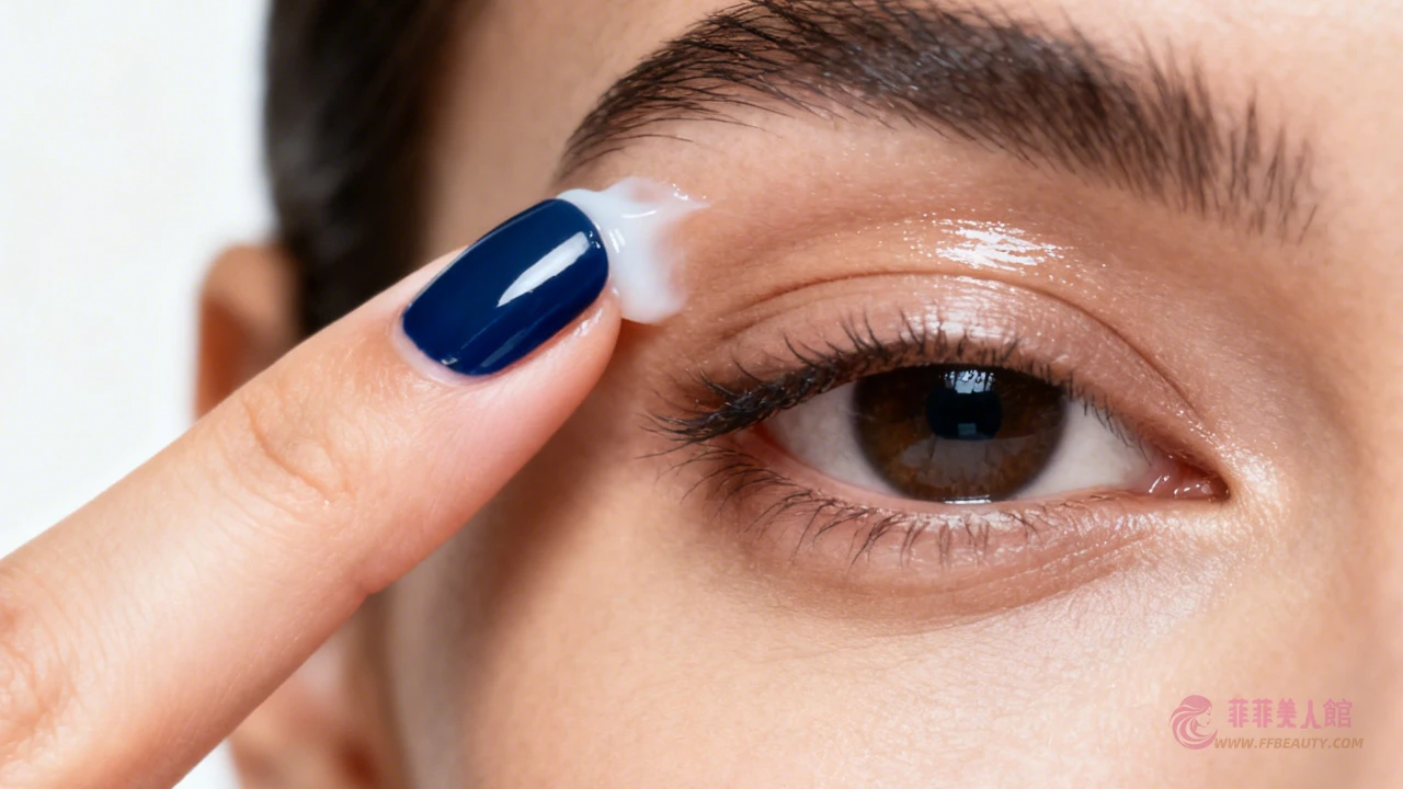 正確眼霜塗抹技巧
