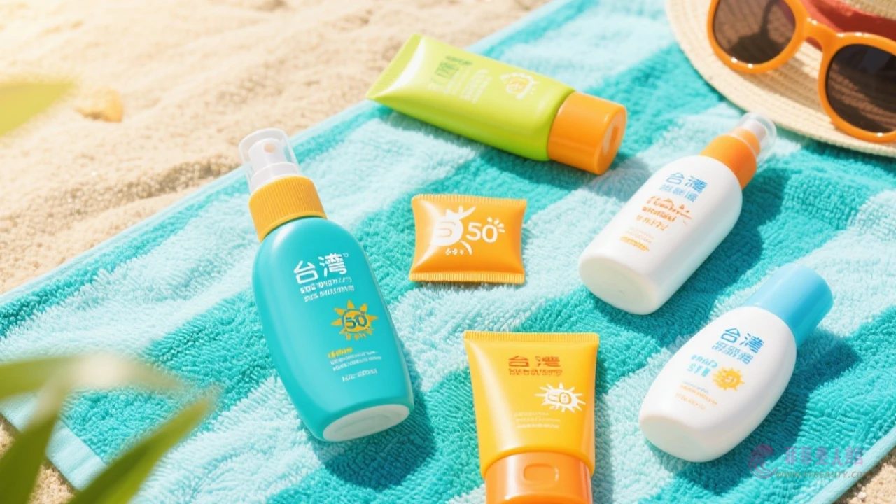 防曬產品示意