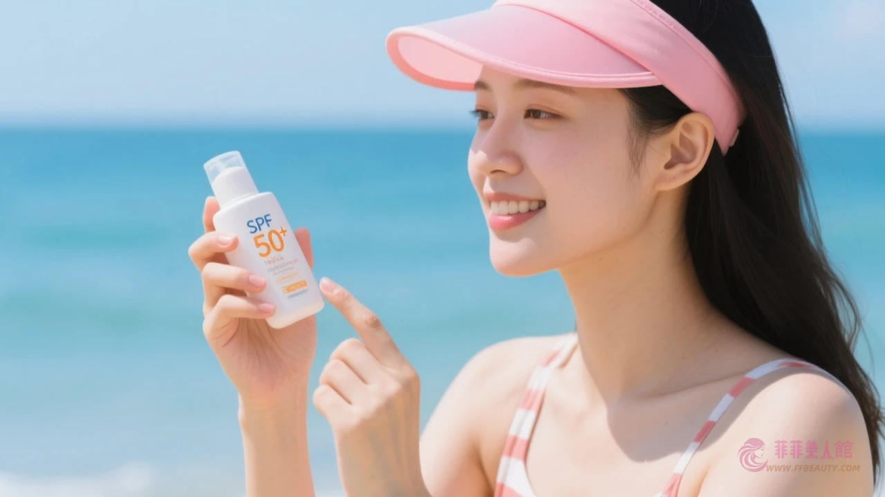 防曬技巧示範