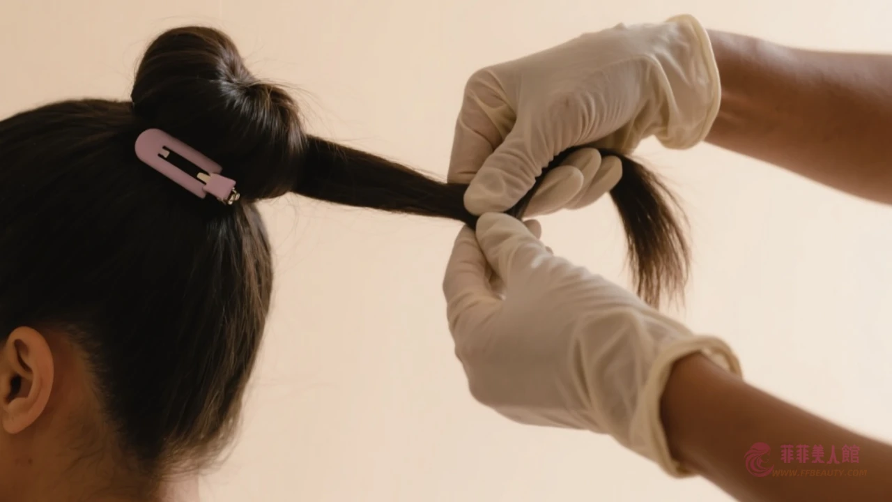 丸子頭教學示意