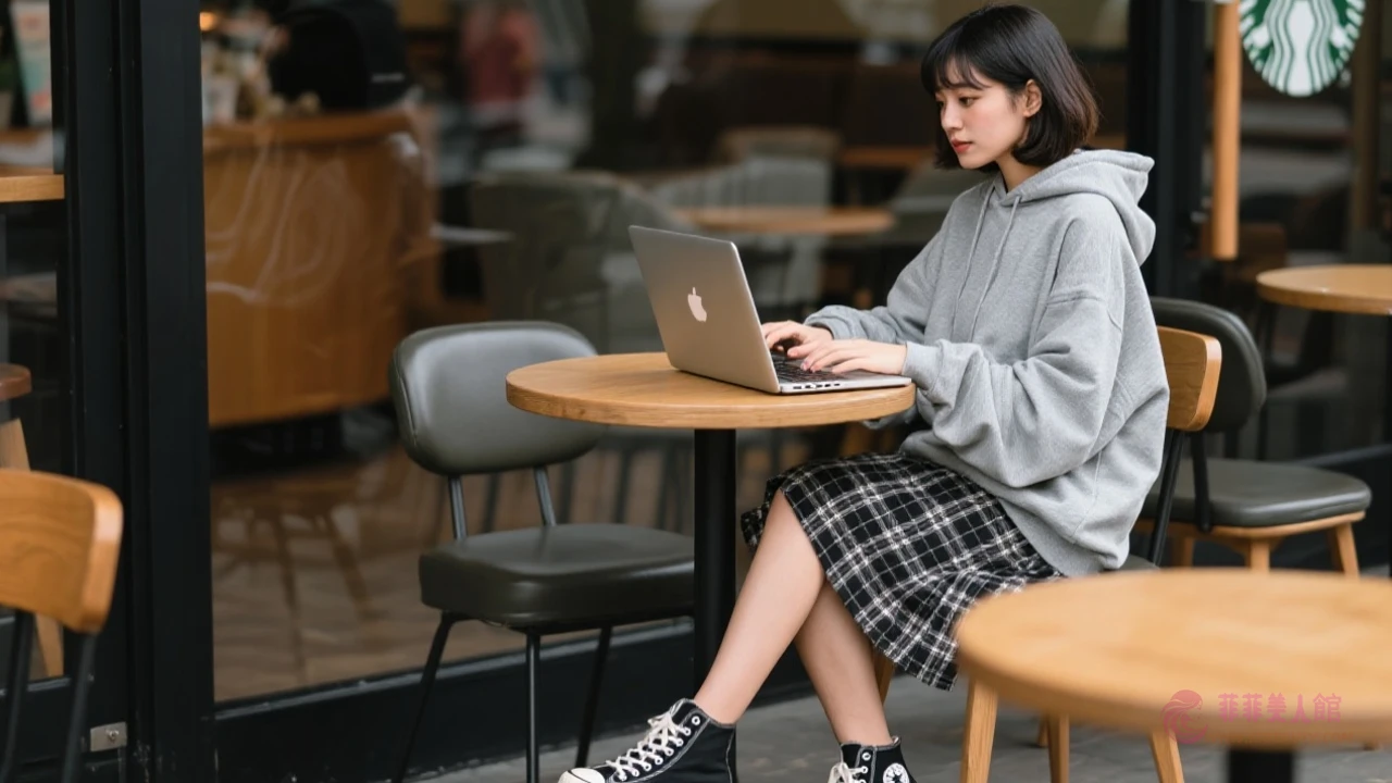 學院風格紋穿搭