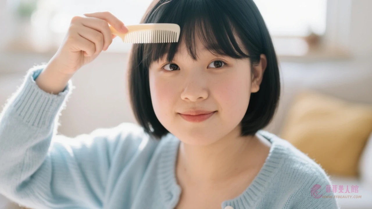 圓臉必學！甜美鄰家女孩層次編髮教學 輕鬆打造減齡劉海造型 - 菲菲美人館