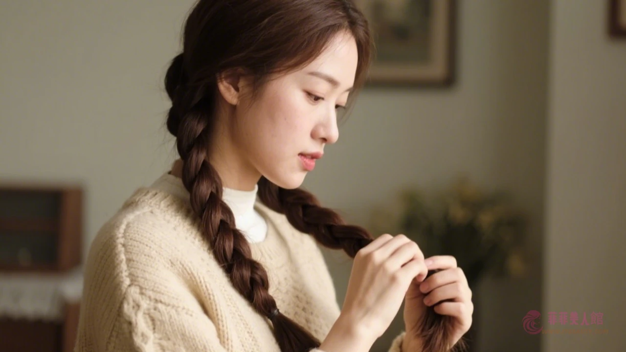 復古辮子盤髮教學！3分鐘打造嫵媚性感氣質長髮造型 - 菲菲美人館