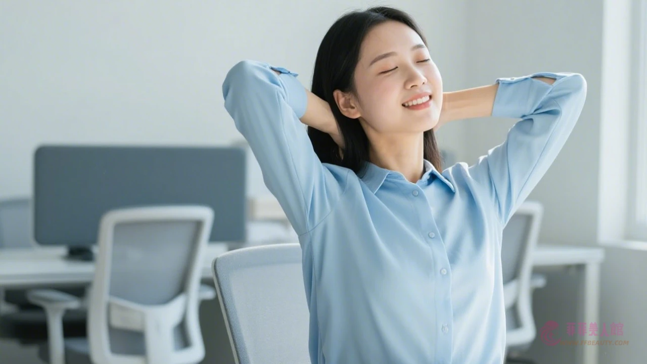 上班族必收！5招辦公室美背運動 輕鬆擺脫虎背熊腰 - 菲菲美人館