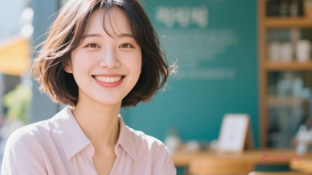 韓系短捲髮推薦!蓬鬆梨花頭修飾圓臉,瀏海造型減齡又顯瘦 - 菲菲美人館