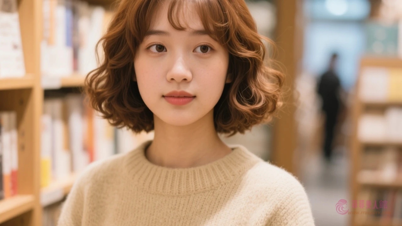 內包短捲髮示意圖