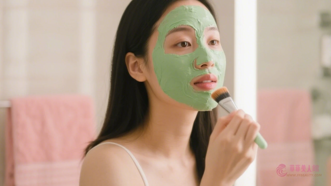 楊桃面膜敷臉示意