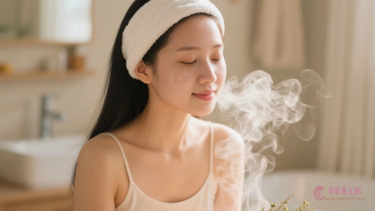 居家必學！簡易蒸臉補水術，打造水嫩透亮肌 - 菲菲美人館