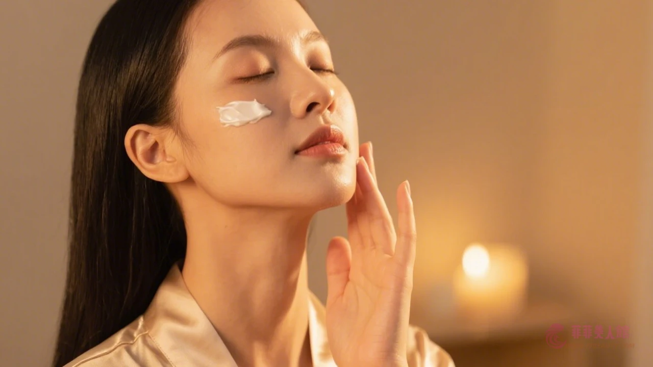 臉部按摩示意圖