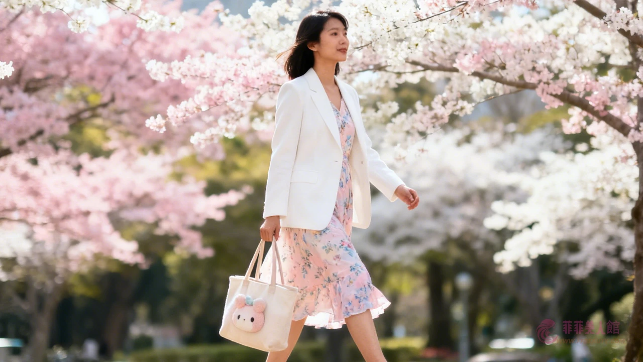 早春碎花洋裝搭西裝怎麼配？9種穿出優雅淑女感 - 菲菲美人館