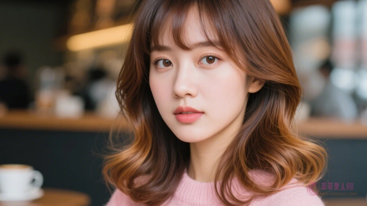 微捲長髮搭配示範